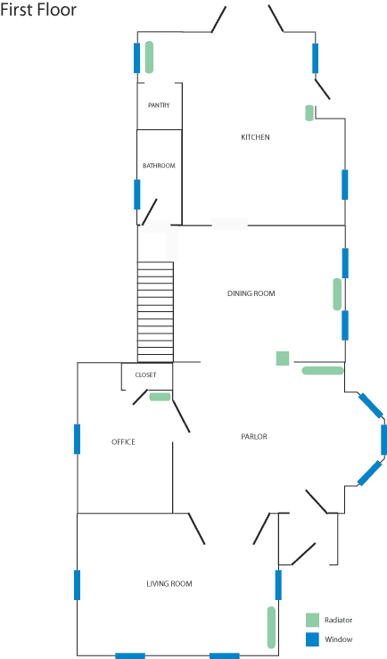 Floor Plan, Level One