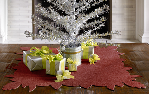 Christmas tree rug